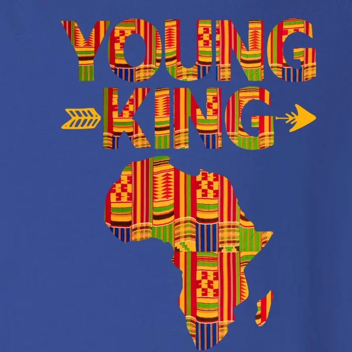 Young King African American Black History Juneteenth Melanin Gift Toddler Long Sleeve Shirt