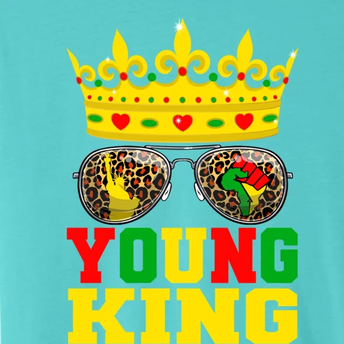 Young King African American 1865 Juneteenth Crown Gift ChromaSoft Performance T-Shirt