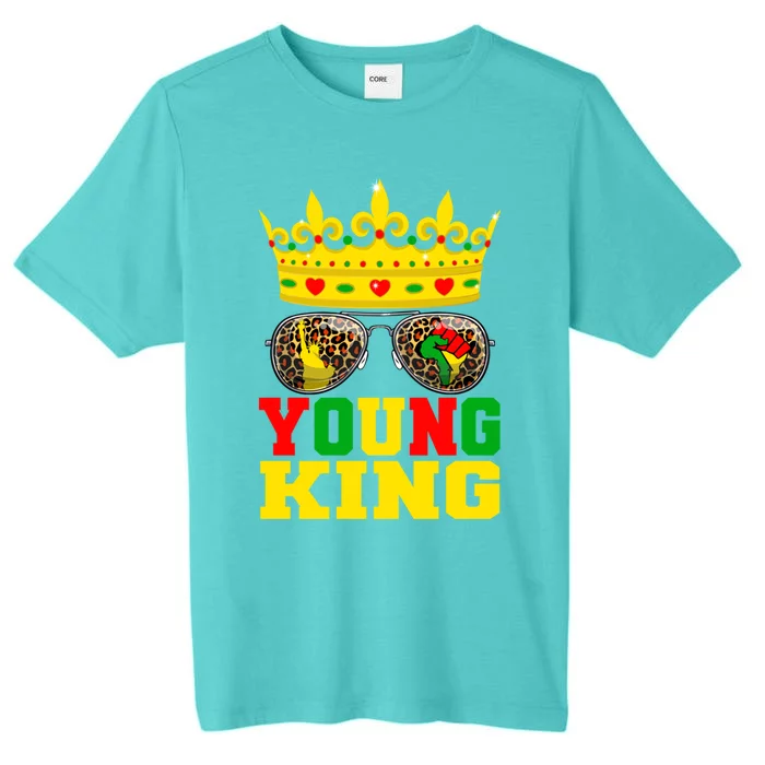 Young King African American 1865 Juneteenth Crown Gift ChromaSoft Performance T-Shirt