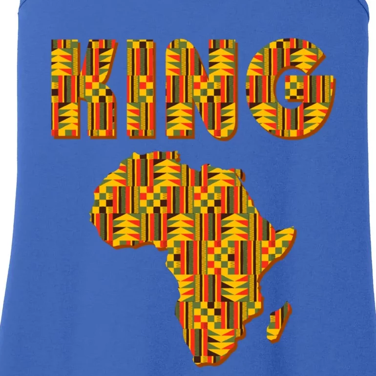 Young King African Black History Month Juneteenth Gift Ladies Essential Tank