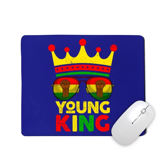 Young King Crown Juneteenth African American Black 1865 Gift Mousepad