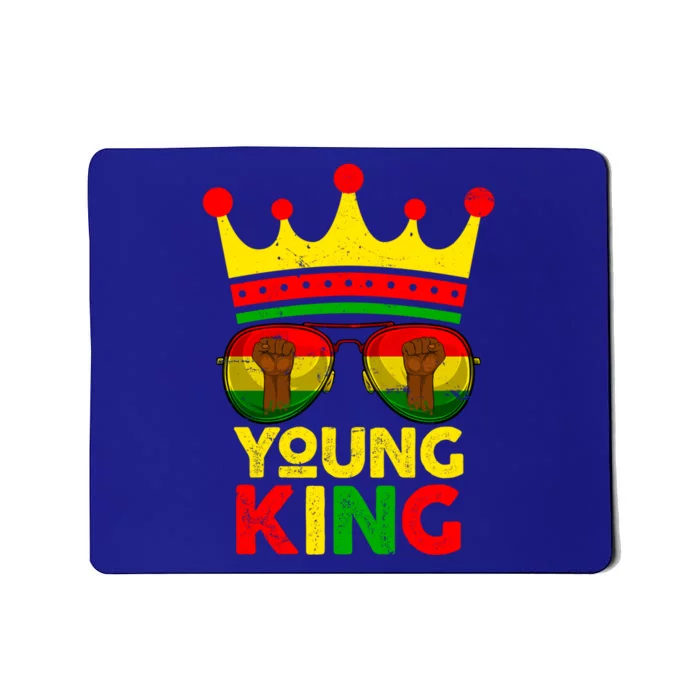 Young King Crown Juneteenth African American Black 1865 Gift Mousepad