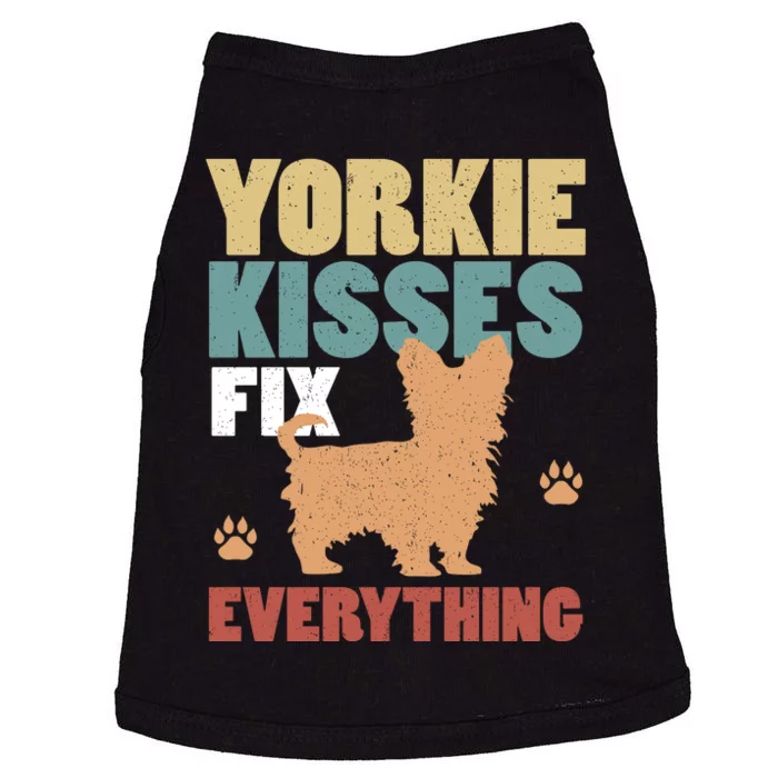 Yorkie Kisses Fix Everything Doggie Tank