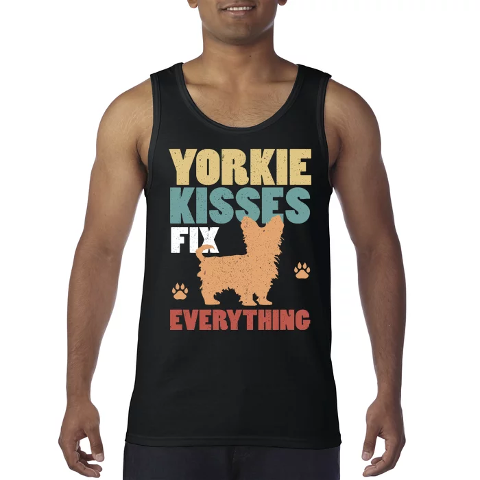 Yorkie Kisses Fix Everything Tank Top