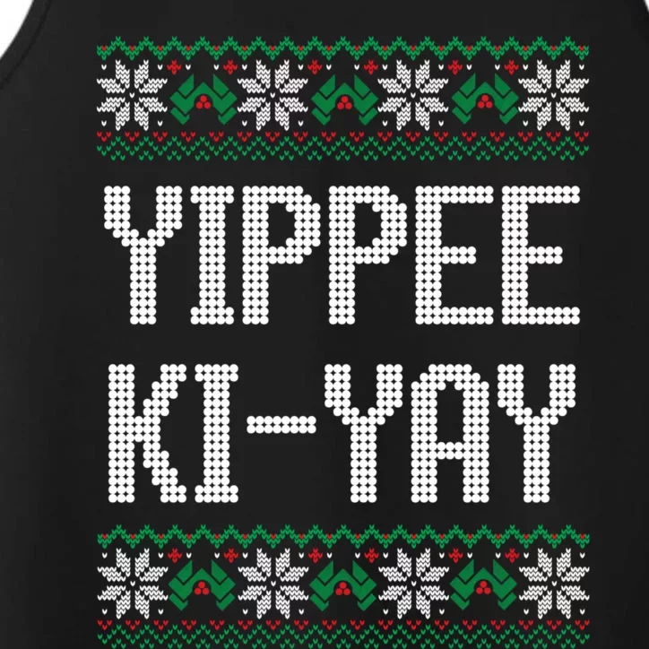 Yippee Kiyay Funny Christmas Performance Tank