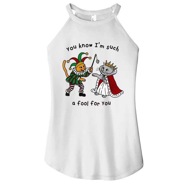 You Know I’M Such A Fool For You Women’s Perfect Tri Rocker Tank