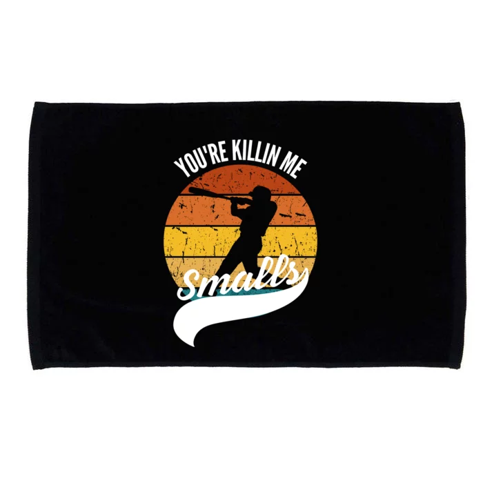 YouRe Killin Me Smalls Baseball Game Day Funny Microfiber Hand Towel