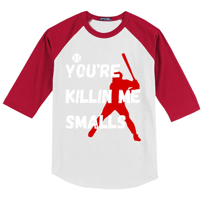 YouRe Killin Me Smalls Kids Colorblock Raglan Jersey