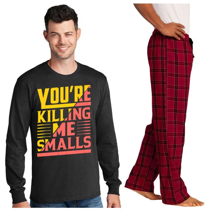 You're Killing Me Smalls Vintage Baseball Long Sleeve Pajama Set