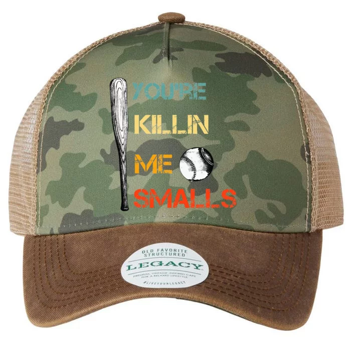 Youre Killin Me Smalls Cute Baseball Dad & Mom Legacy Tie Dye Trucker Hat