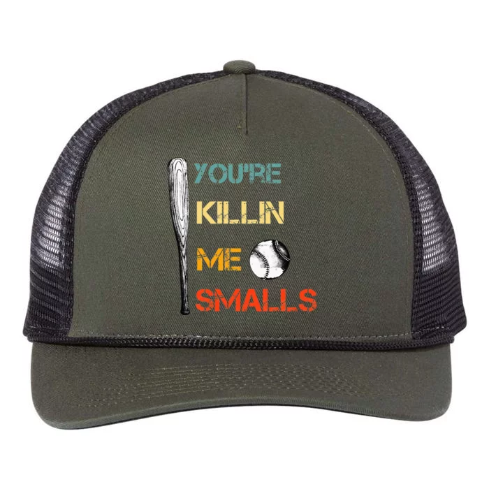 Youre Killin Me Smalls Cute Baseball Dad & Mom Retro Rope Trucker Hat Cap