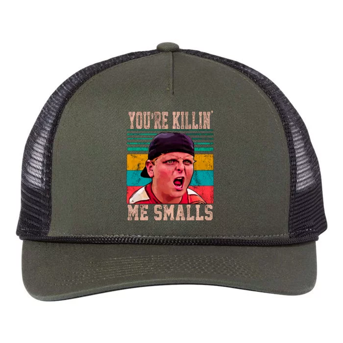 You're Killing Me Smalls Vintage Retro Retro Rope Trucker Hat Cap