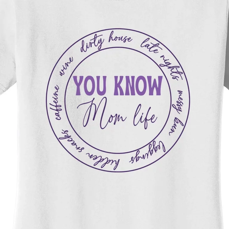 You Know Mom Life Gift For Mother's Day Women's T-Shirt