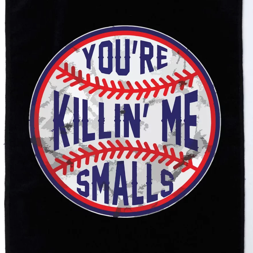 You're Killin Me Smalls Funny Designer Baseball Platinum Collection Golf Towel