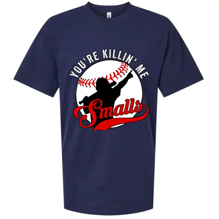 You're Killin Me Smalls Funny Softball Player Sueded Cloud Jersey T-Shirt