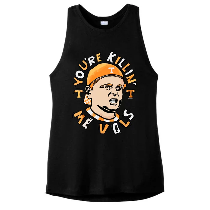 Youre Killing Me Vols Ladies Tri-Blend Wicking Tank