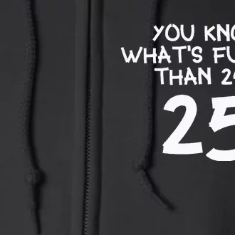 You Know Whats Funnier Than 24 25 Full Zip Hoodie