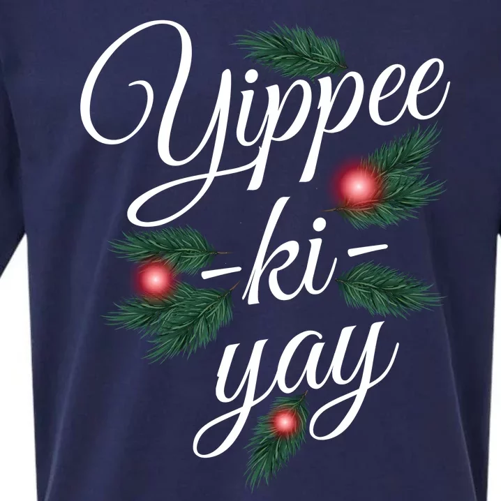 Yippee Ki Yay Christmas Holiday Sueded Cloud Jersey T-Shirt