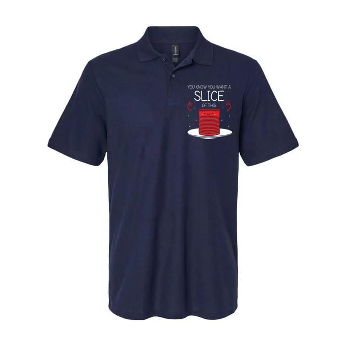 You Know You Want A Slice Of This Canned Cranberry Sauce Softstyle Adult Sport Polo