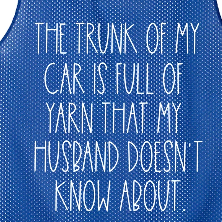 Yarn Lover Addict Funny Crocheting Knitting Nerd Mom Grandma Cool Gift Mesh Reversible Basketball Jersey Tank