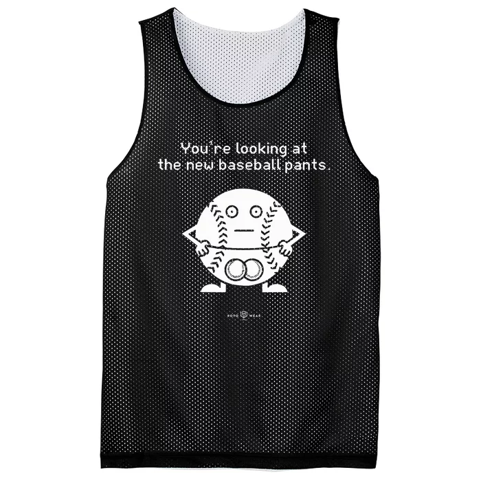 YouRe Looking At The News Baseball Pants Mesh Reversible Basketball Jersey Tank