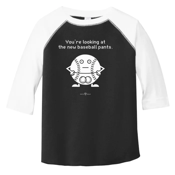 YouRe Looking At The News Baseball Pants Toddler Fine Jersey T-Shirt