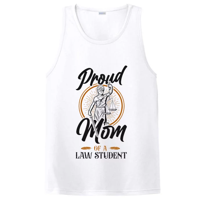 Young Lawyer Attorney Law Mom Mother Proud Mom Of A Law Performance Tank