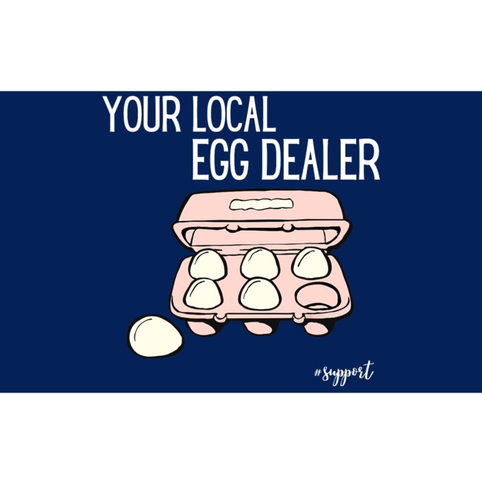 Your Local Egg Dealer Farm Fresh Eggs Funny Farming Lovers Bumper Sticker