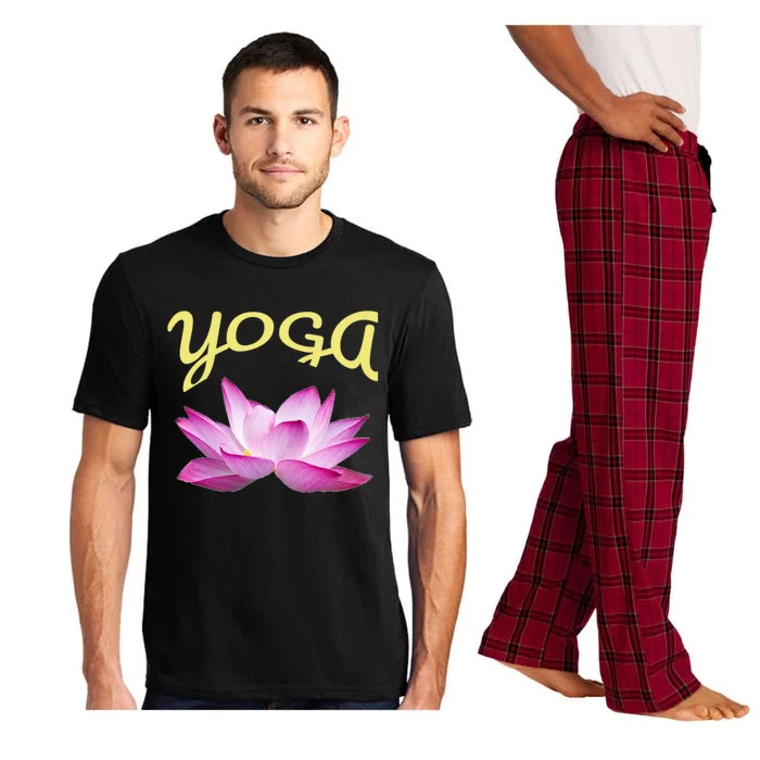 Yoga Lotus Flower Yoga Instructor Design Gift Pajama Set