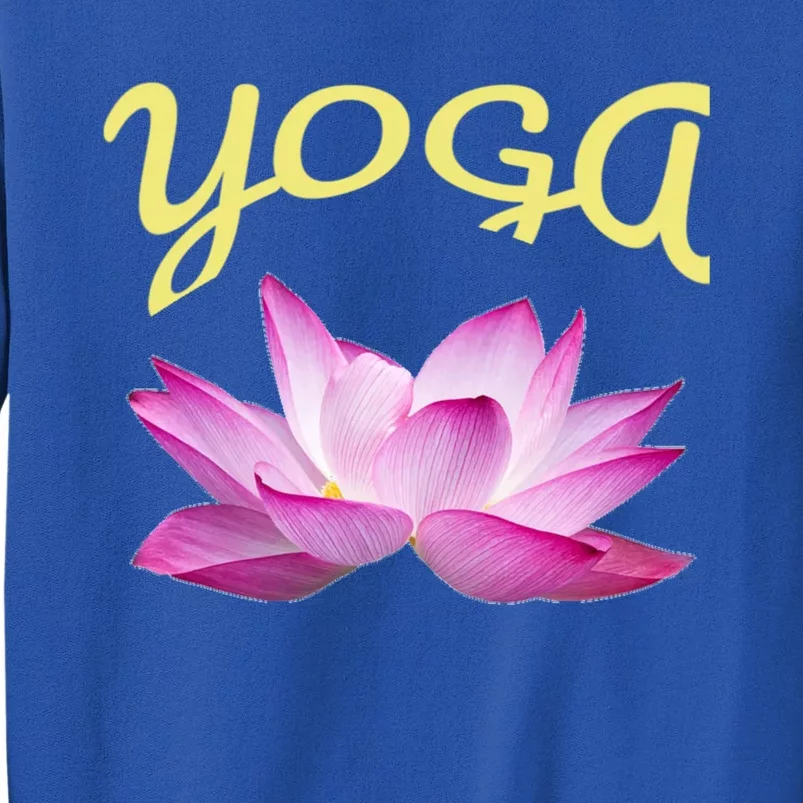 Yoga Lotus Flower Yoga Instructor Design Gift Tall Sweatshirt