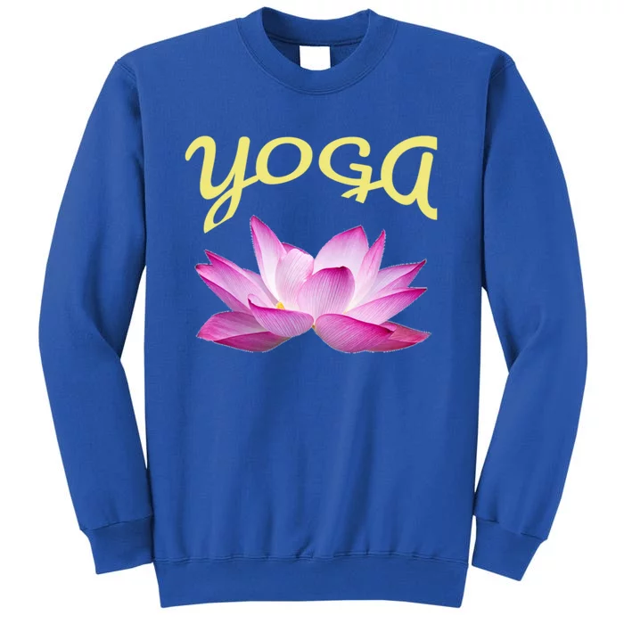 Yoga Lotus Flower Yoga Instructor Design Gift Tall Sweatshirt