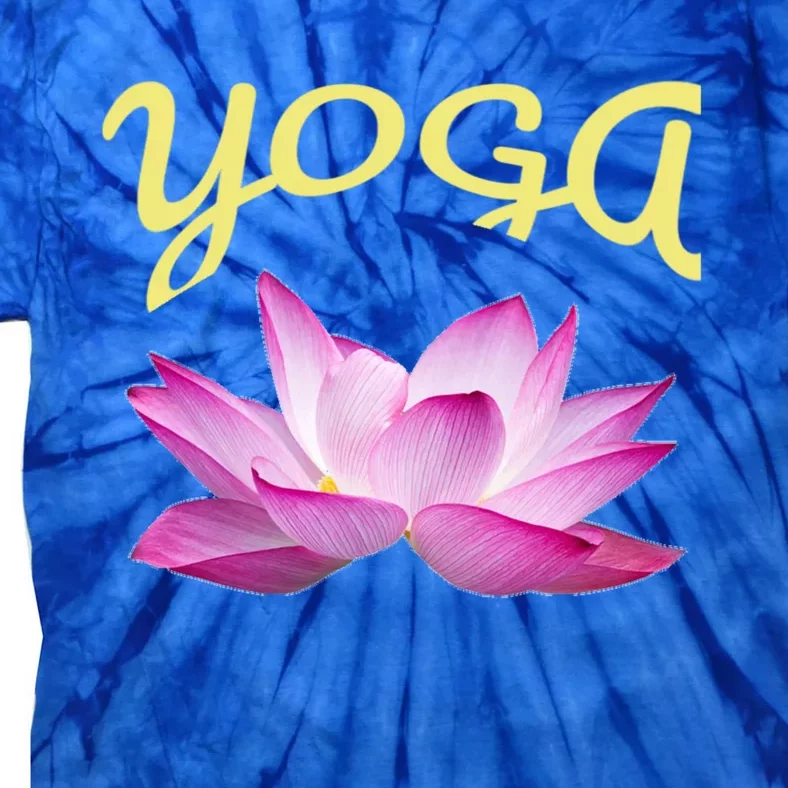 Yoga Lotus Flower Yoga Instructor Design Gift Tie-Dye T-Shirt