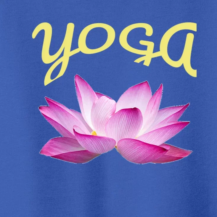 Yoga Lotus Flower Yoga Instructor Design Gift Toddler T-Shirt