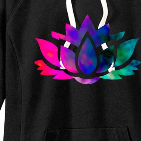 Yoga Lotus Flower Gift Women's Fleece Hoodie