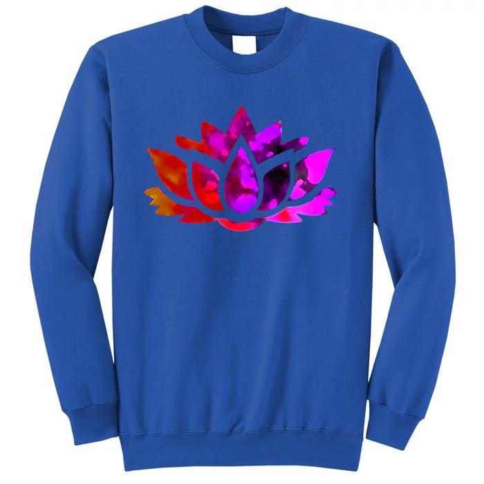 Yoga Lotus Flower Gift Tall Sweatshirt