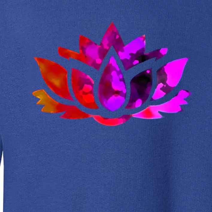 Yoga Lotus Flower Gift Toddler Sweatshirt