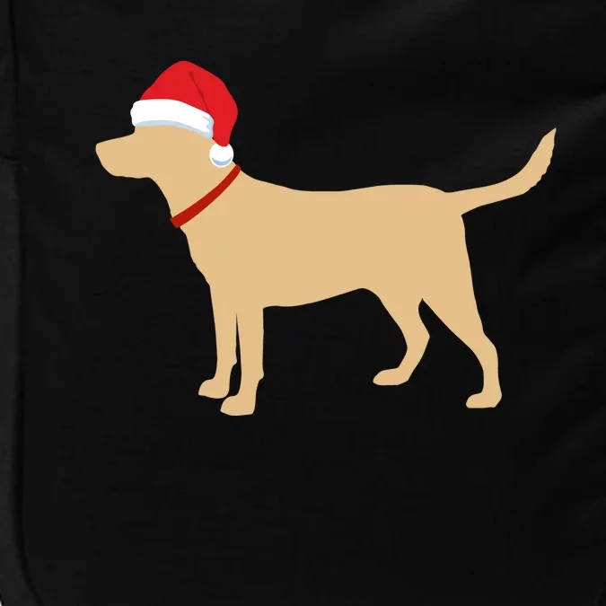 Yellow Lab Funny Gift Santa Labrador Christmas Gift Impact Tech Backpack