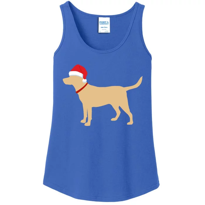 Yellow Lab Funny Gift Santa Labrador Christmas Gift Ladies Essential Tank