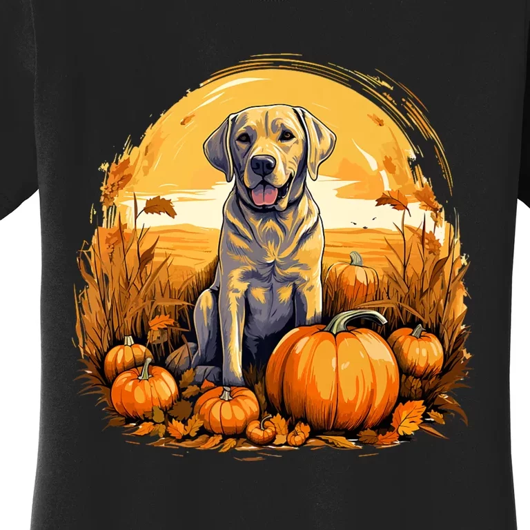 Yellow Lab Halloween Cute And Spooky Dog Women's T-Shirt