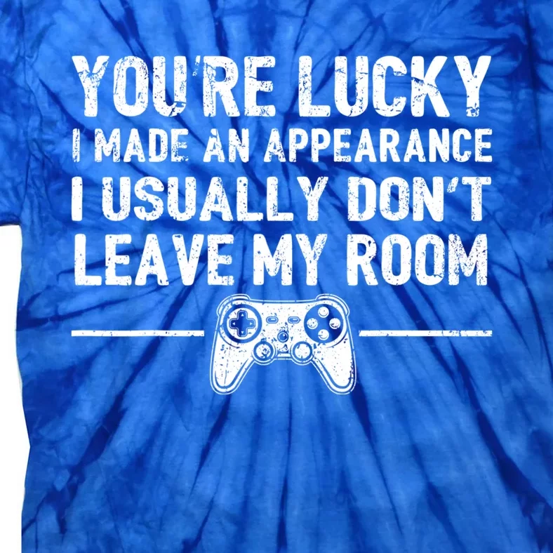 You're Lucky I Made An Appearance Video Game Controller Great Gift Tie-Dye T-Shirt