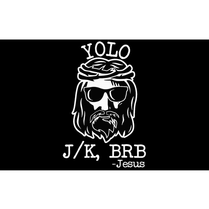 Yolo Lol Jk Brb Jesus Christmas X Mas Religious Christ Bumper Sticker