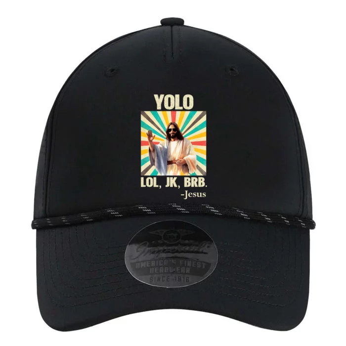 Yolo Lol Jk Brb Jesus Funny Easter Christians Resurrection Performance The Dyno Cap