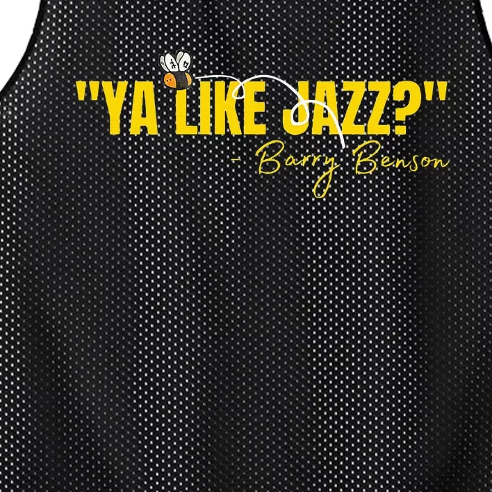 Ya Like Jazz Funny Jazz Lovers Gift Mesh Reversible Basketball Jersey Tank