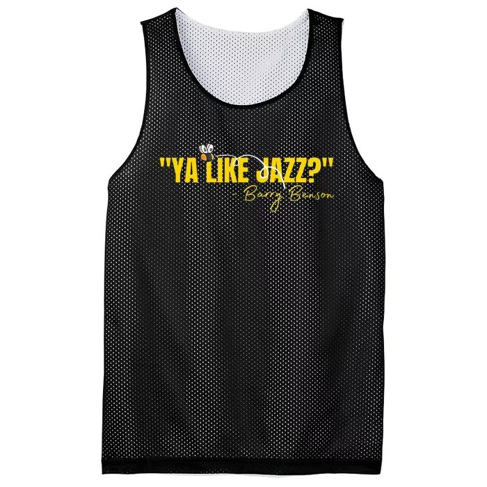 Ya Like Jazz Funny Jazz Lovers Gift Mesh Reversible Basketball Jersey Tank