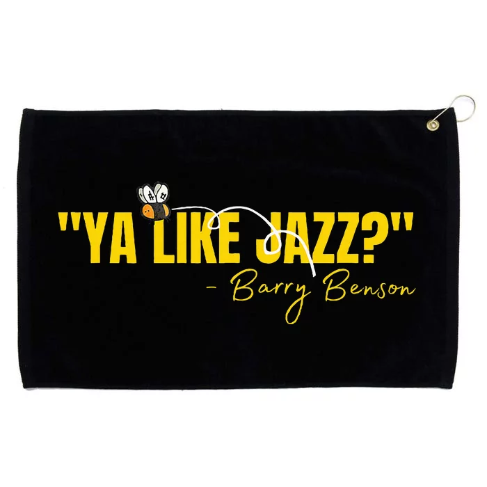 Ya Like Jazz Funny Jazz Lovers Gift Grommeted Golf Towel