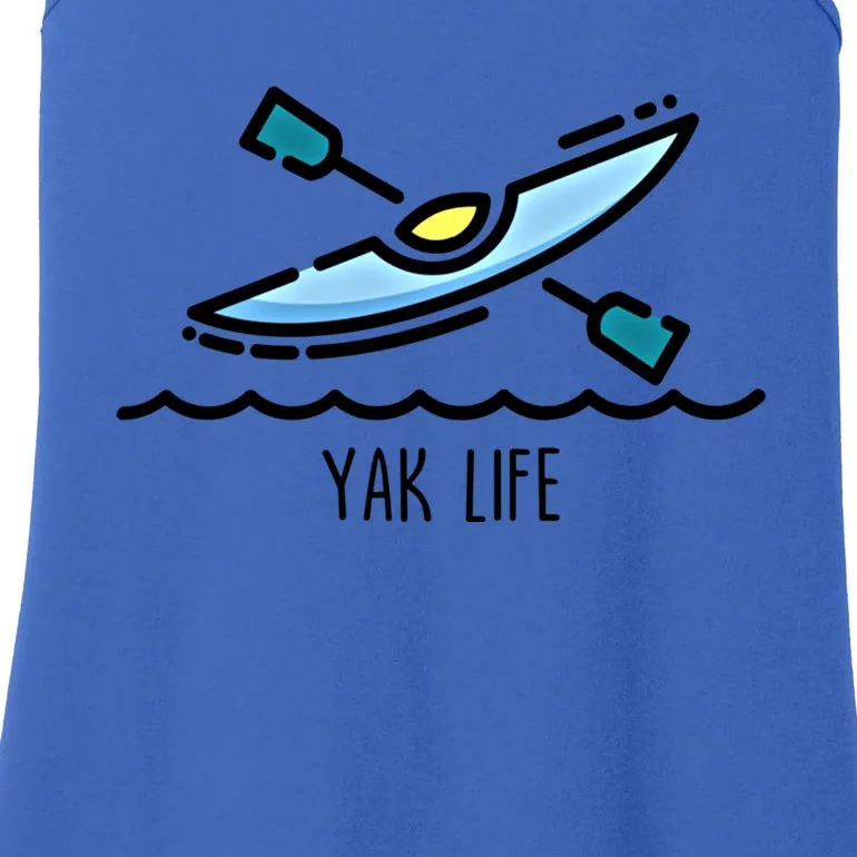 Yak Life Kayak Life Kayaking And Paddling Canoeing Sport Gift Ladies Essential Tank