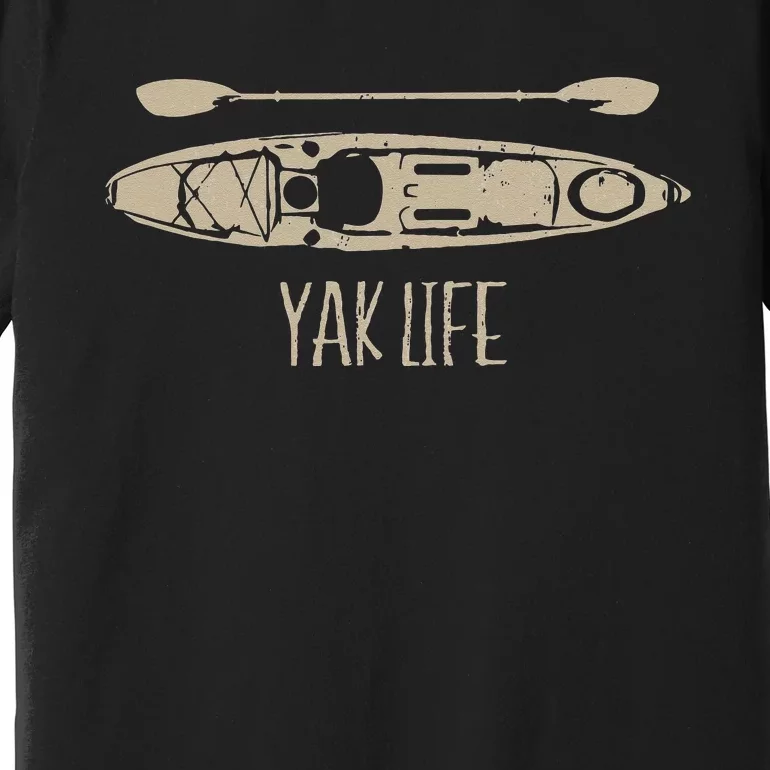 Yak Life Kayak Life Kayaking And Paddling Premium T-Shirt