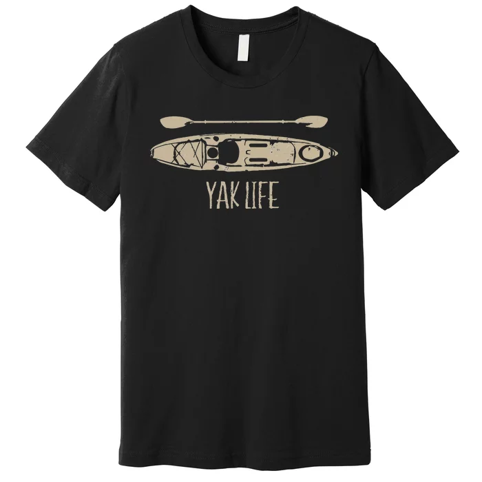 Yak Life Kayak Life Kayaking And Paddling Premium T-Shirt