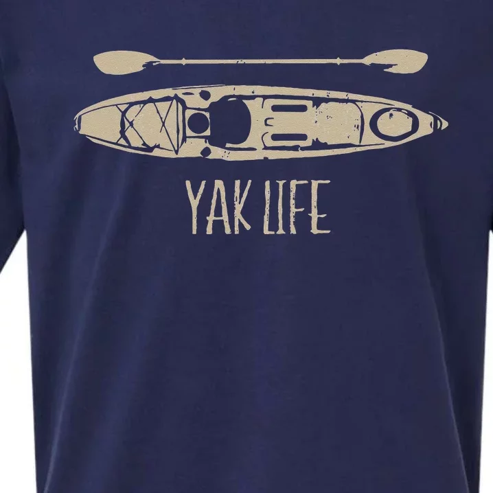 Yak Life Kayak Life Kayaking And Paddling Sueded Cloud Jersey T-Shirt