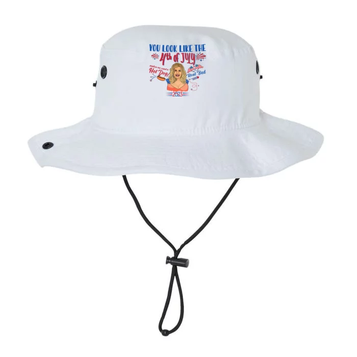 You Look Like 4th Of July Makes Me Want A Hot Dog Real Bad Legacy Cool Fit Booney Bucket Hat